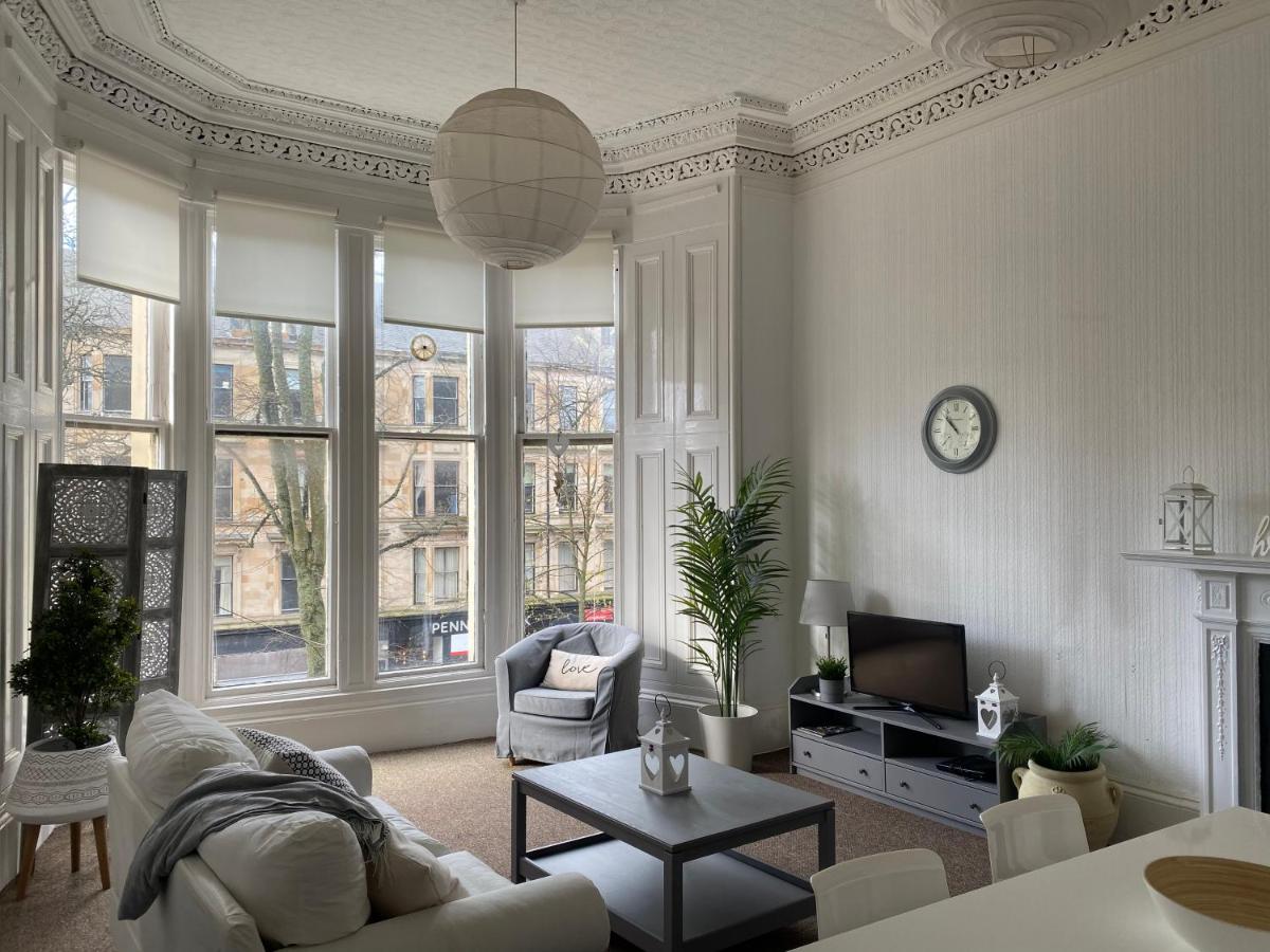 Captivating Apartment In Glasgow Westend Uk Kültér fotó